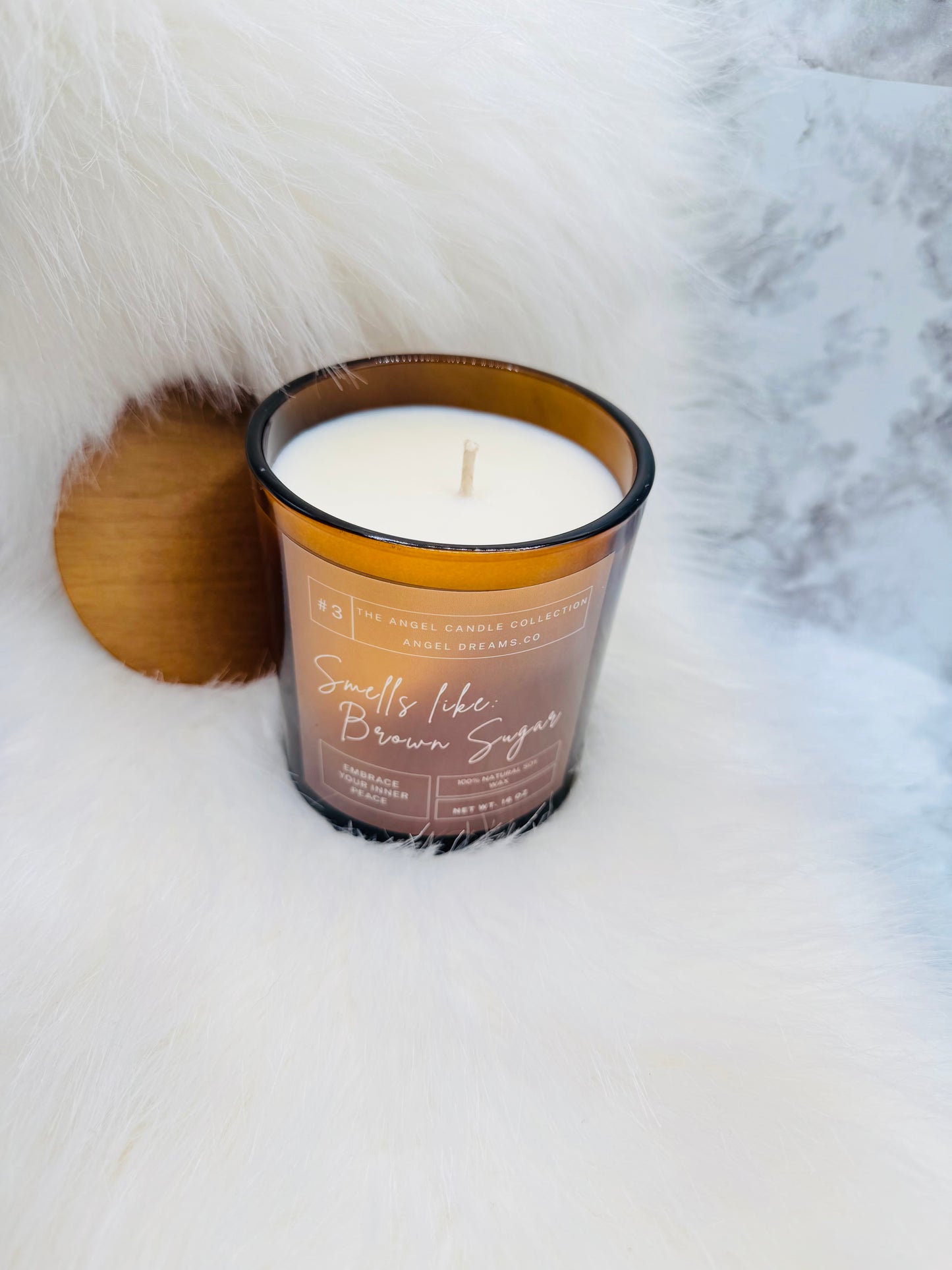 Smells like Brown Sugar- Soy wax candle (16oz)