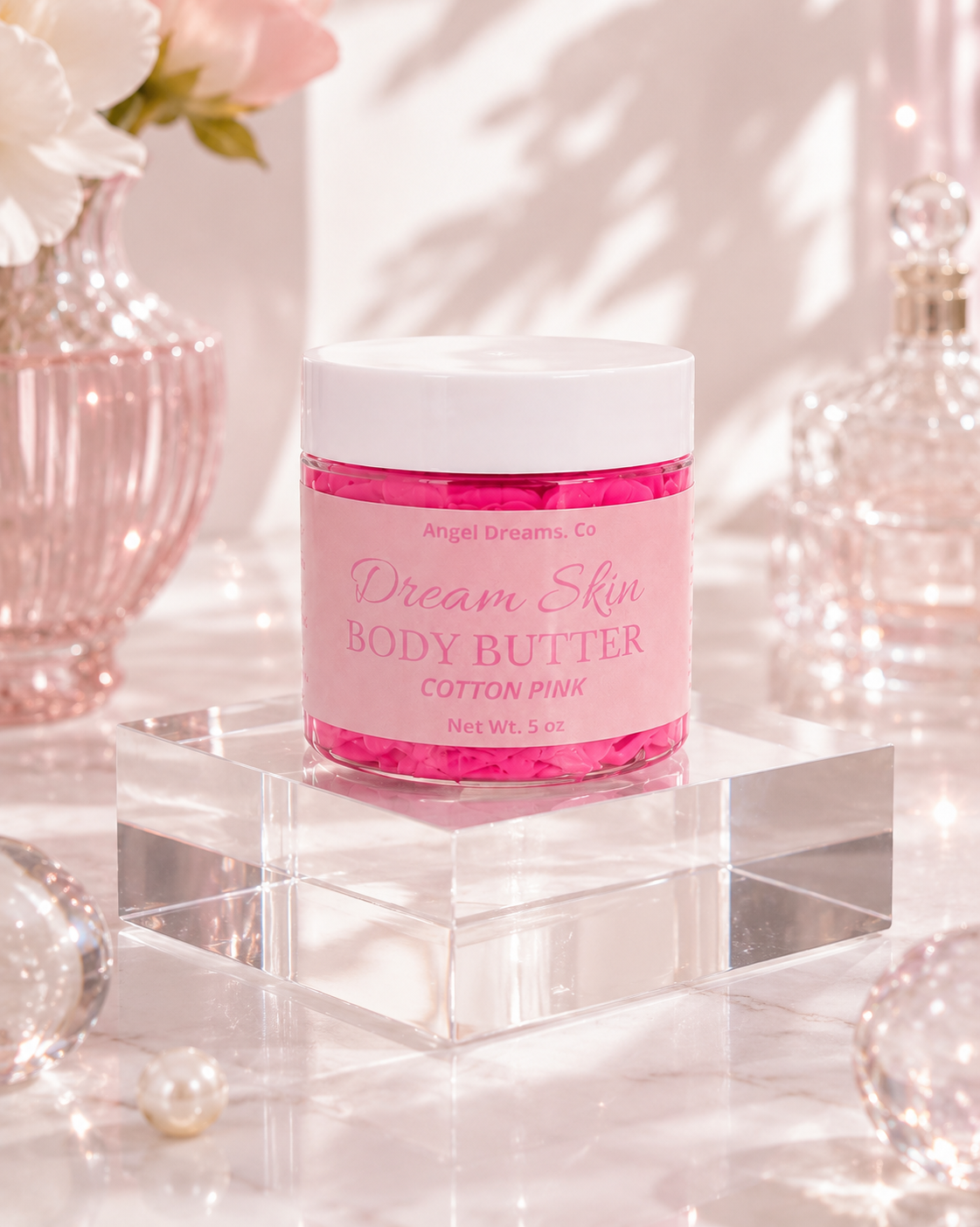 Dream Skin Body Butter- Cotton Pink(5oz)