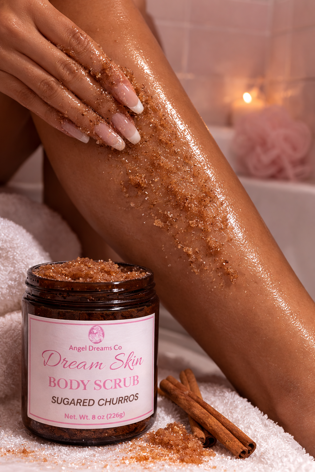 Dream Skin Body Scrub- Sugared Churros(8 oz)