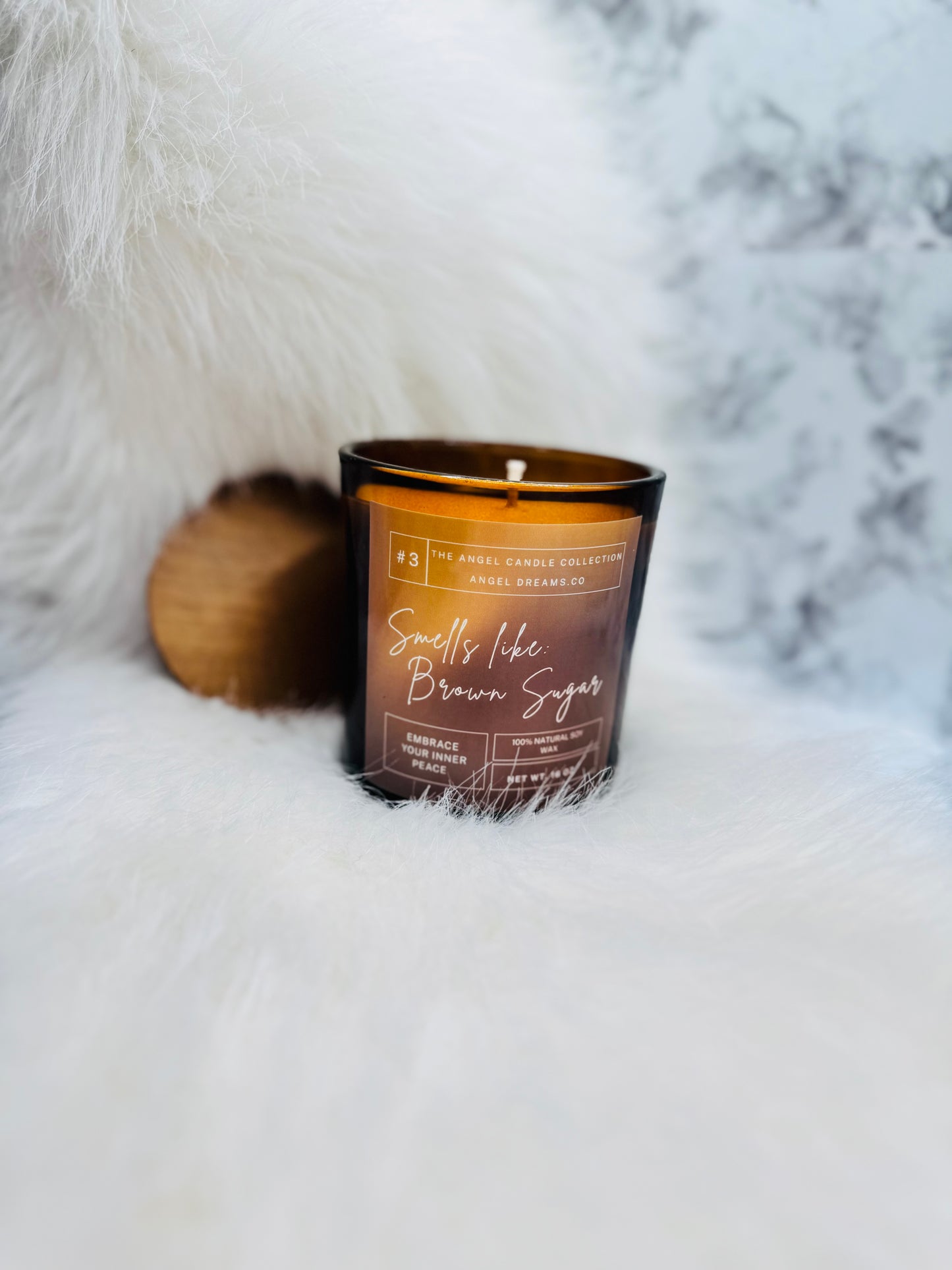 Smells like Brown Sugar- Soy wax candle (16oz)