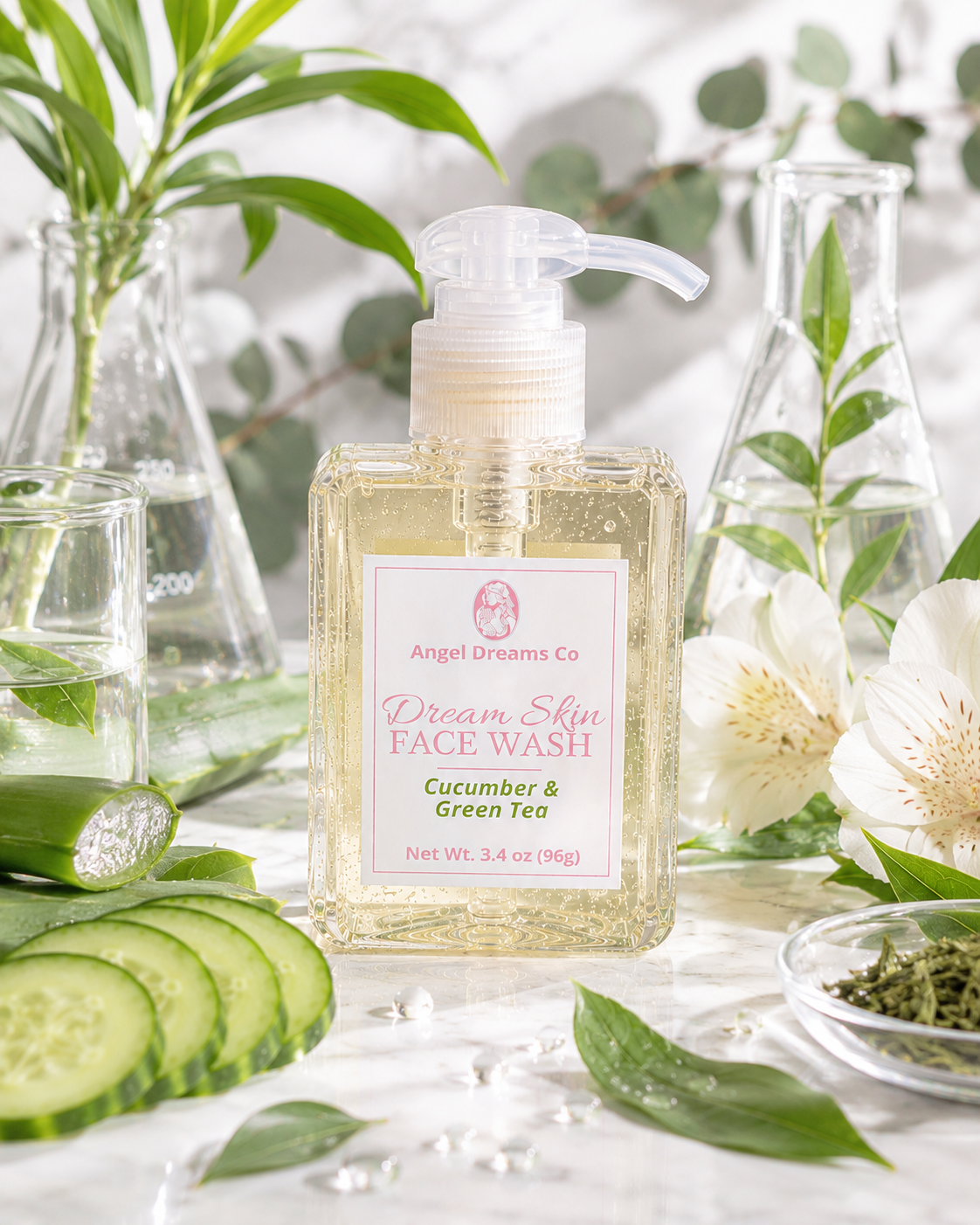 Dream Skin Face Wash- Cucumber & Green Tea(3.4oz)