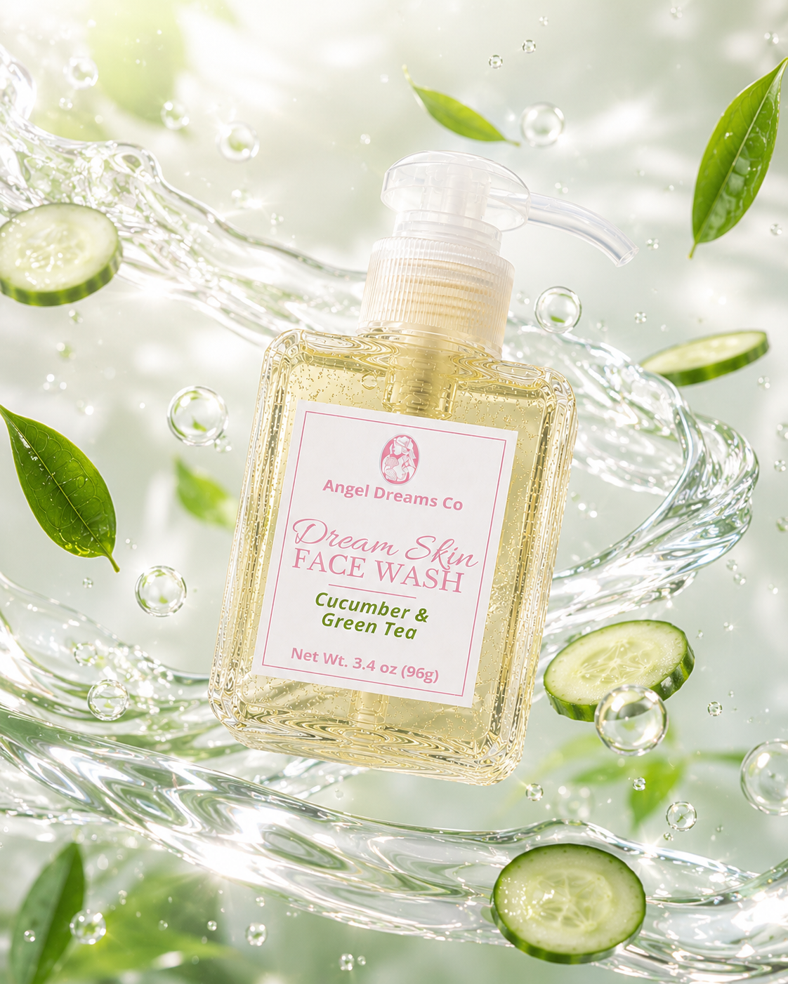 Dream Skin Face Wash- Cucumber & Green Tea(3.4oz)