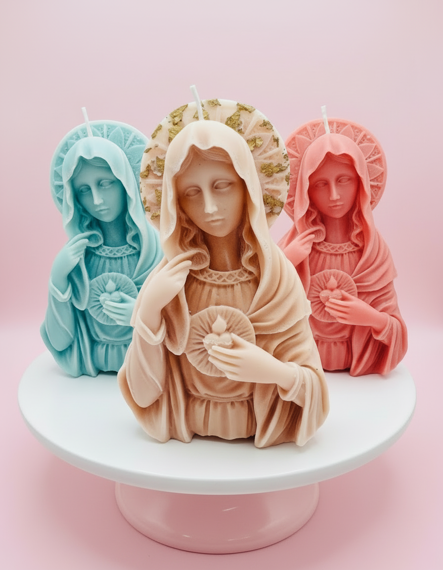 Virgen Mary Soy Wax(6in.)