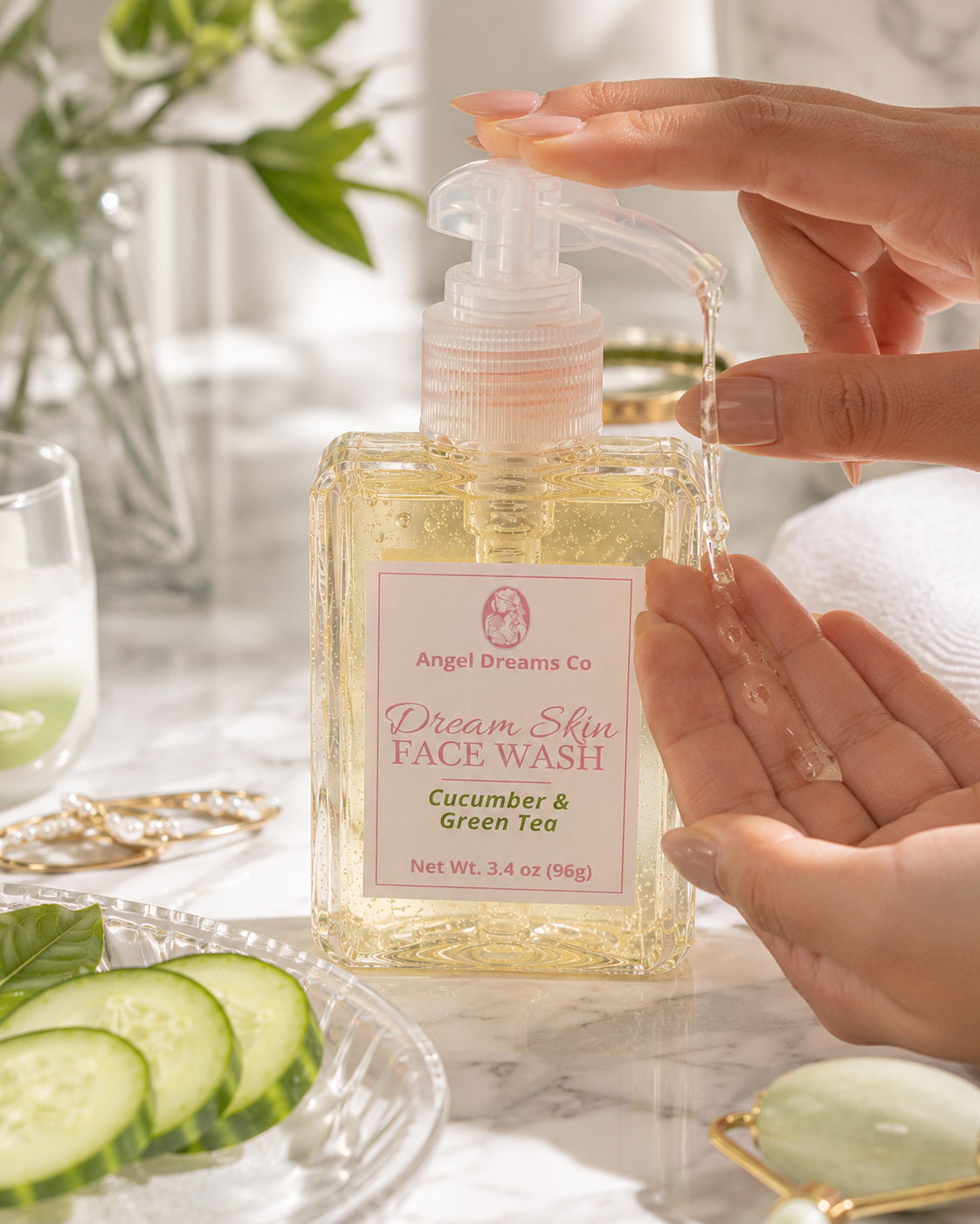 Dream Skin Face Wash- Cucumber & Green Tea(3.4oz)