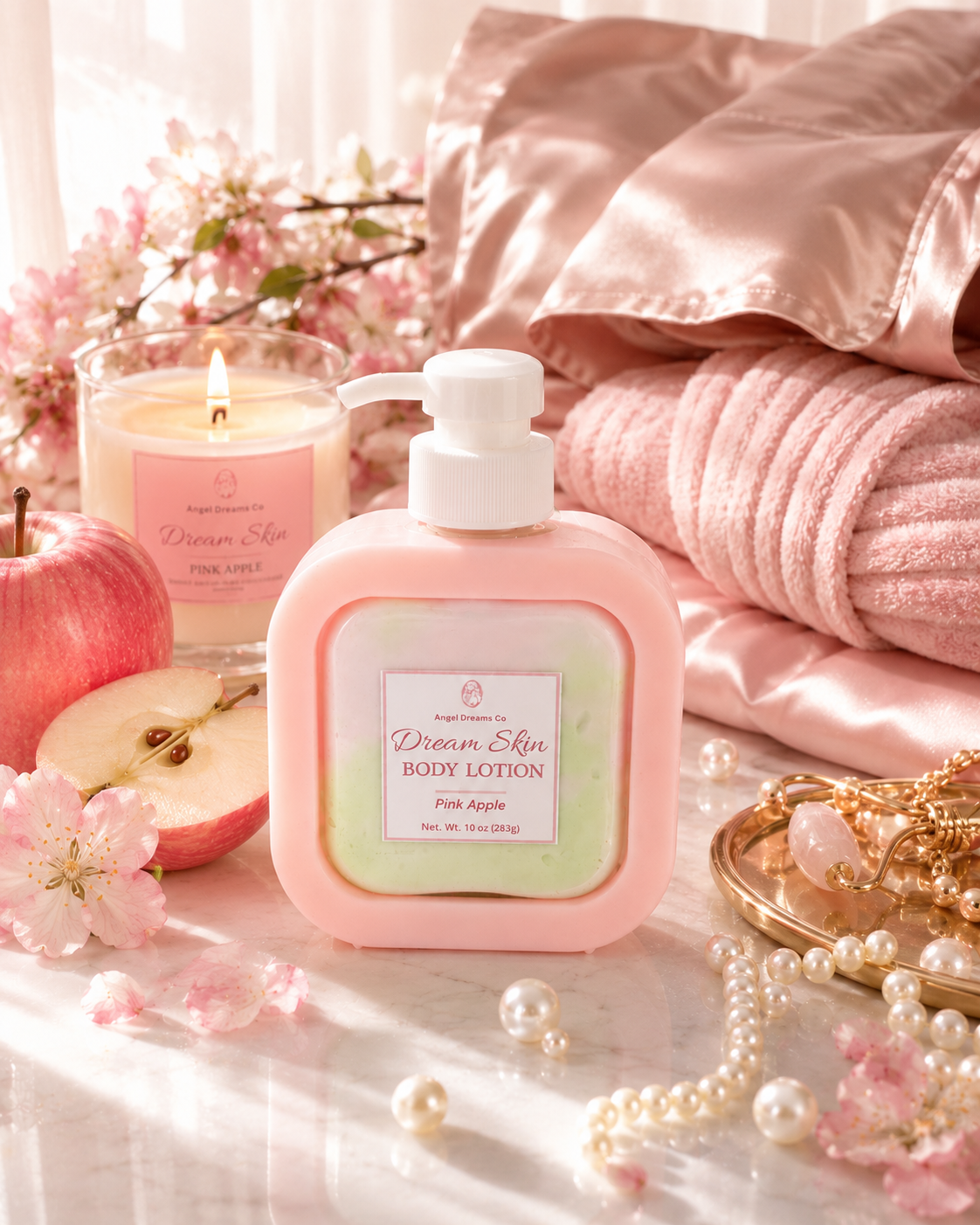 Dream Skin Body Lotion- Pink apple(10oz)