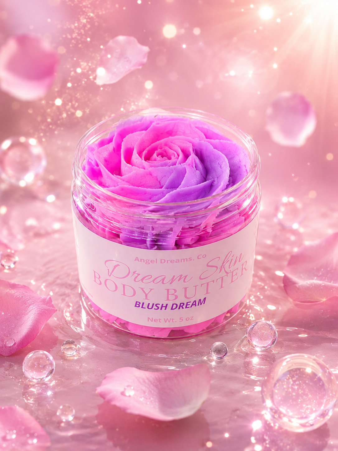 Dream Skin Body Butter- Blush Dream- (5oz)