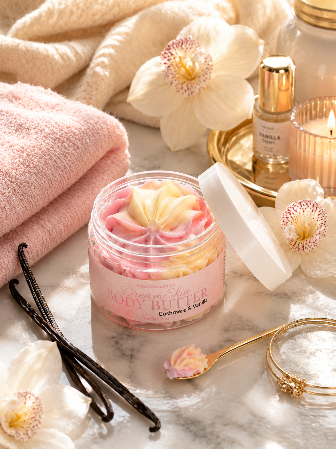 Dream Skin  Body Butter- Cashmere & Vanilla (2oz)(5oz)