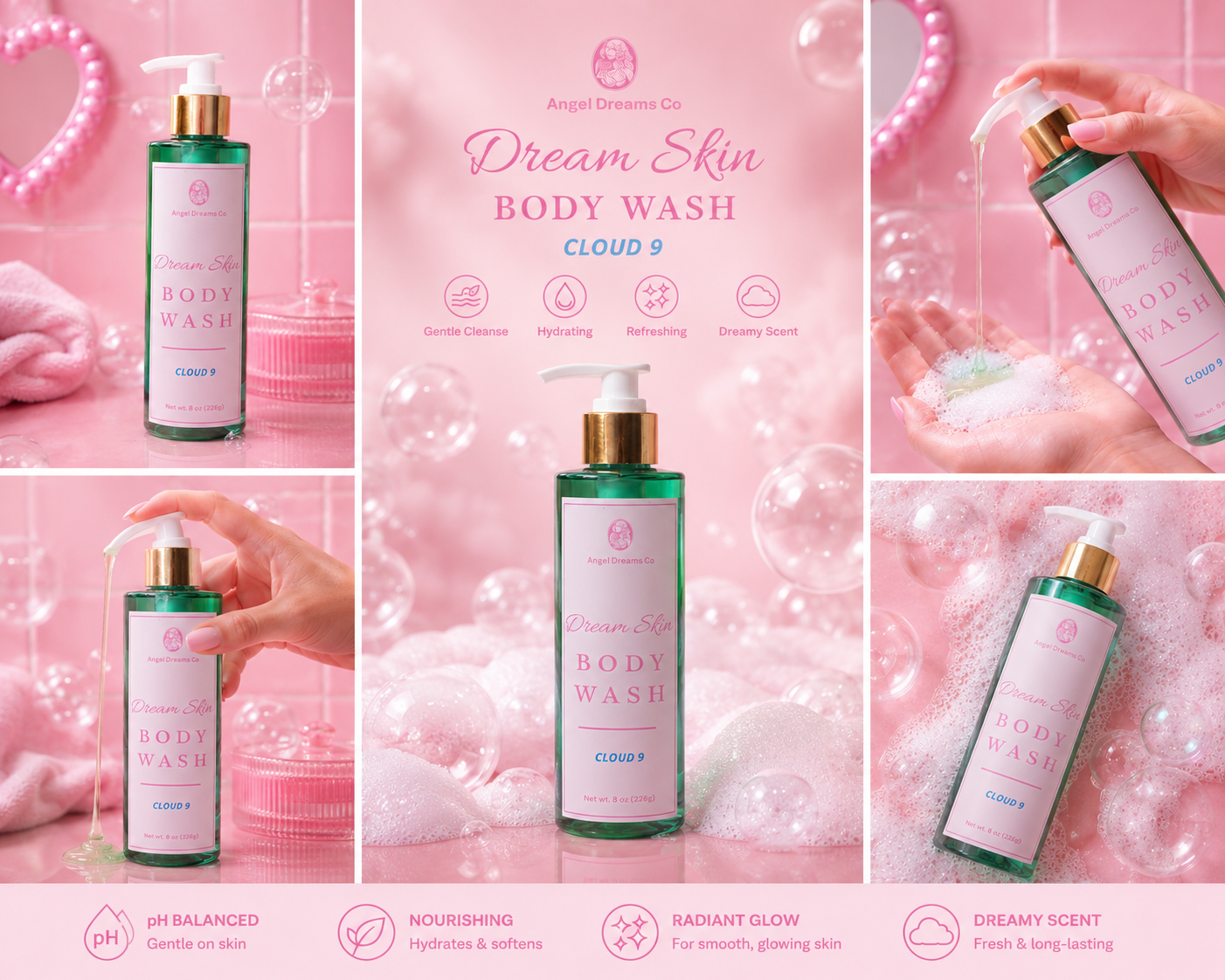 Dream Skin Body Wash- Cloud 9(8oz)