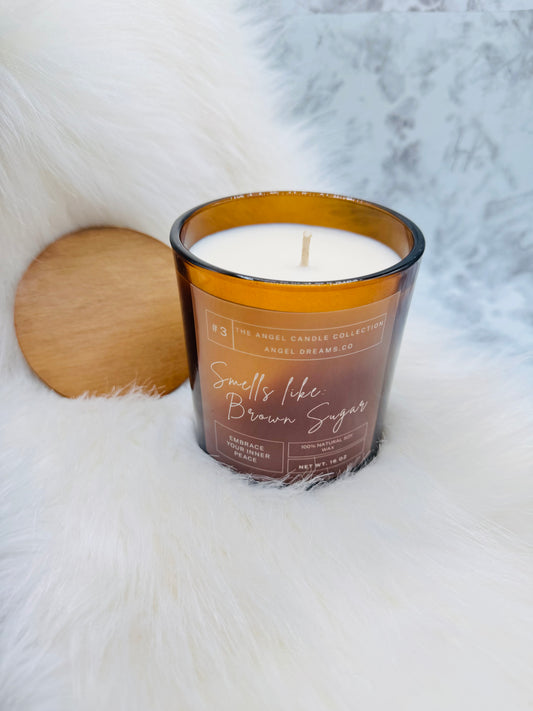 Smells like Brown Sugar- Soy wax candle (16oz)