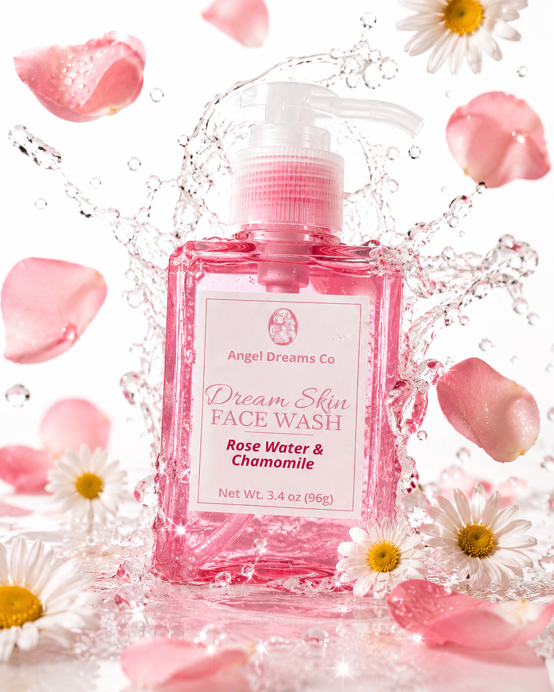 Dream Skin Face Wash- Rose Water & Chamomile(3.4 oz)