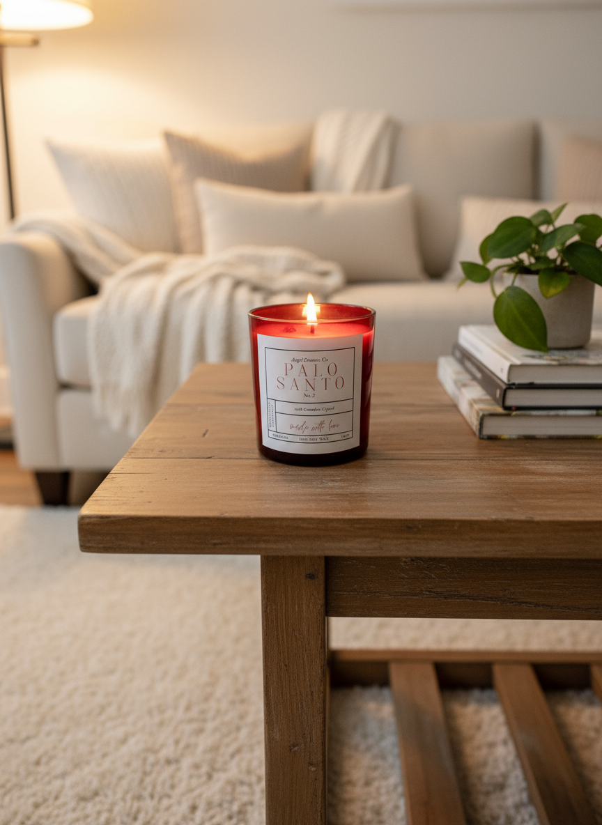 Angel Candles- Palo Santo#2(16oz)