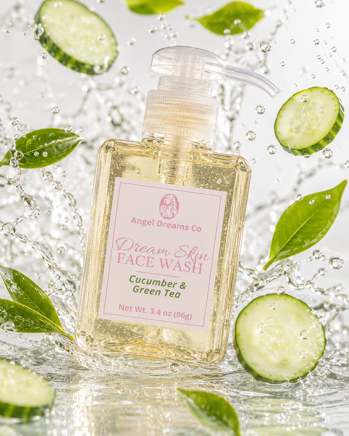 Dream Skin Face Wash- Cucumber & Green Tea(3.4oz)