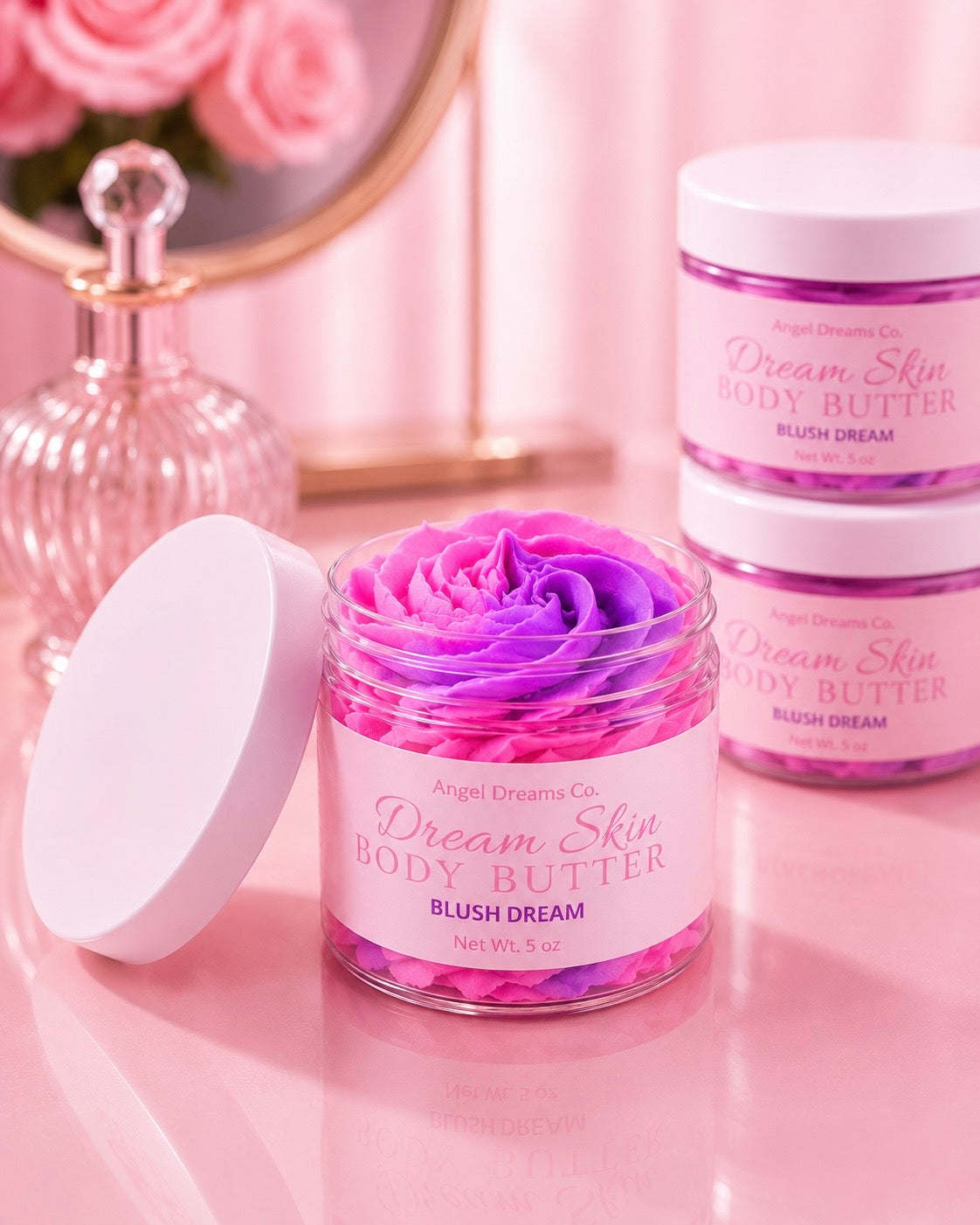 Dream Skin Body Butter- Blush Dream- (5oz)