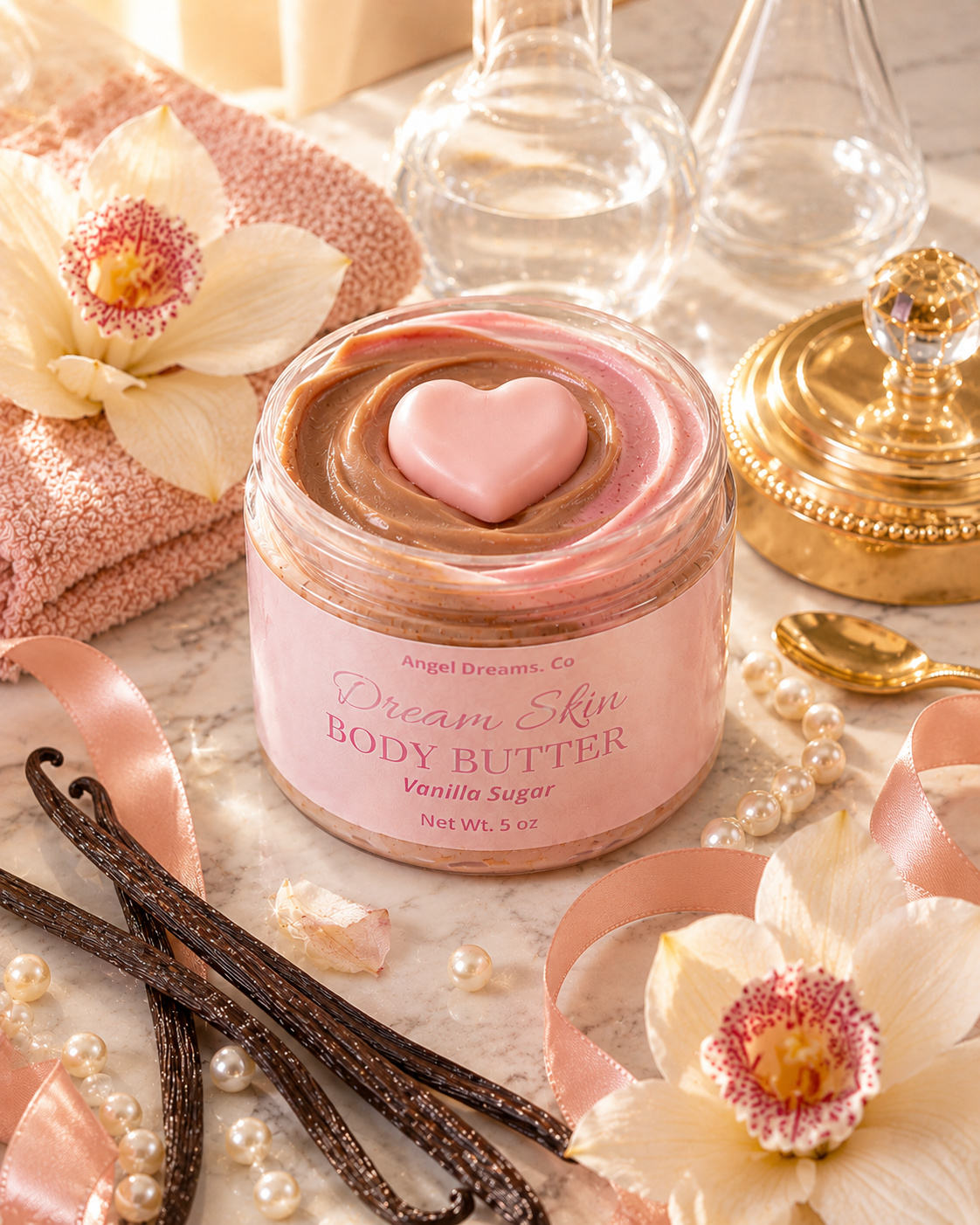 Dream Skin Body Butter- Vanilla sugar (5oz)