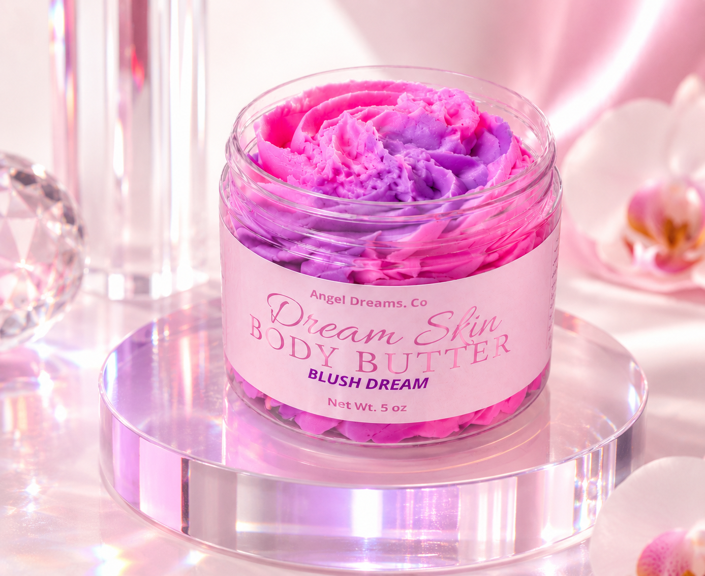 Dream Skin Body Butter- Blush Dream- (5oz)