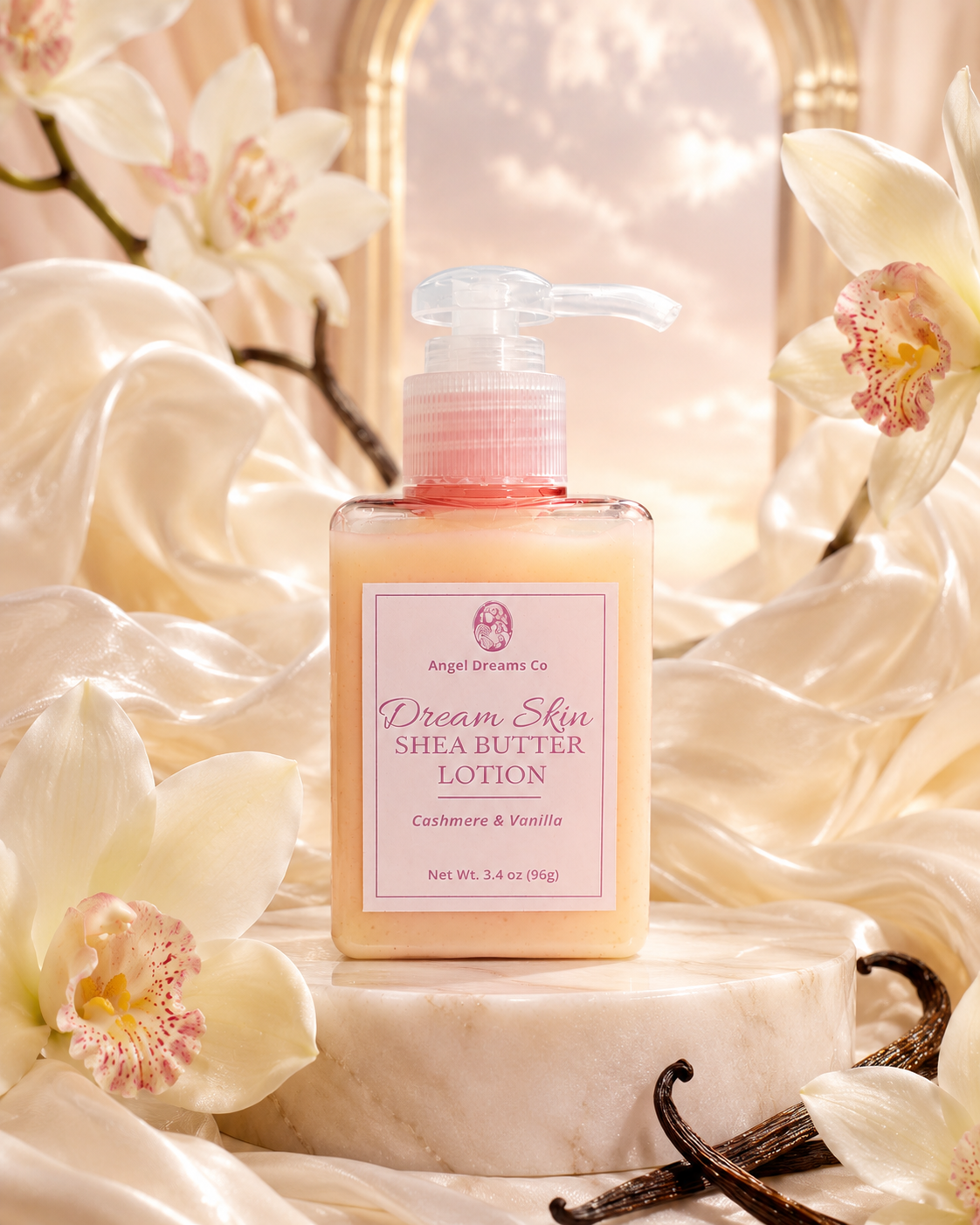 Dream Skin Shea butter lotion- Cashmere & Vanilla(3.4oz)