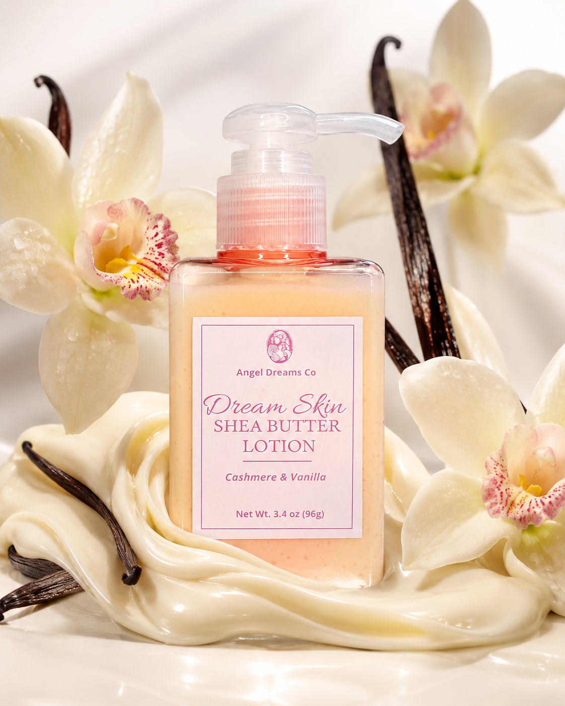Dream Skin Shea butter lotion- Cashmere & Vanilla(3.4oz)