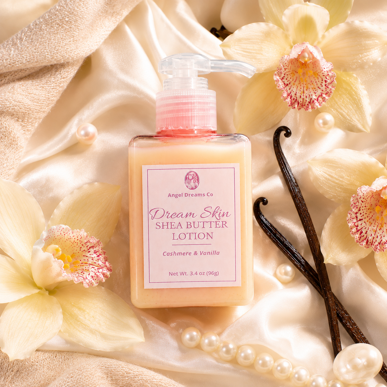 Dream Skin Shea butter lotion- Cashmere & Vanilla(3.4oz)