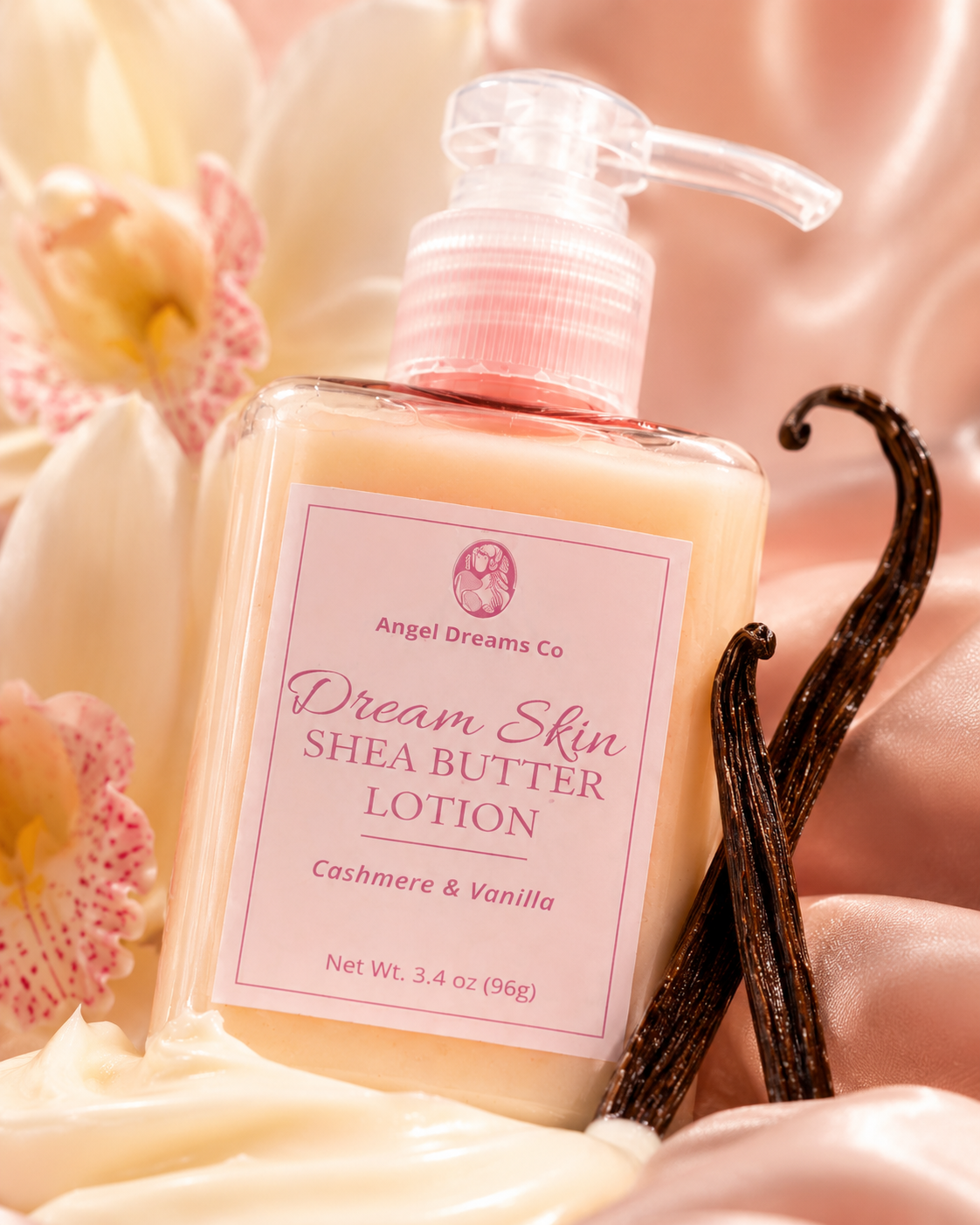 Dream Skin Shea butter lotion- Cashmere & Vanilla(3.4oz)