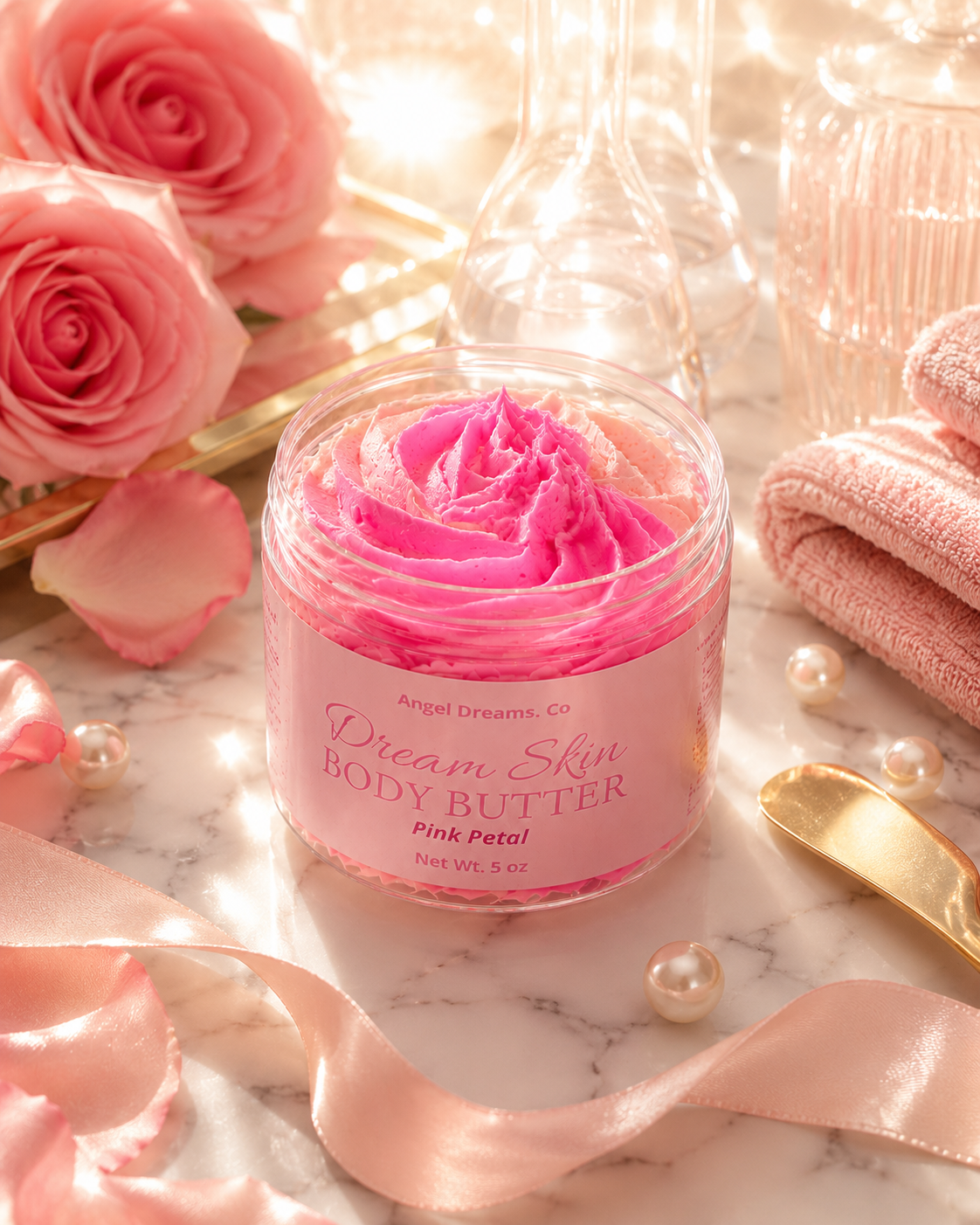 Dream Skin Pink Petal Shea Butter Body Butter(5oz)