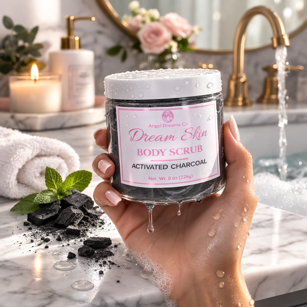 Dream Skin Body Scrub-Activated Charcoal(8oz)